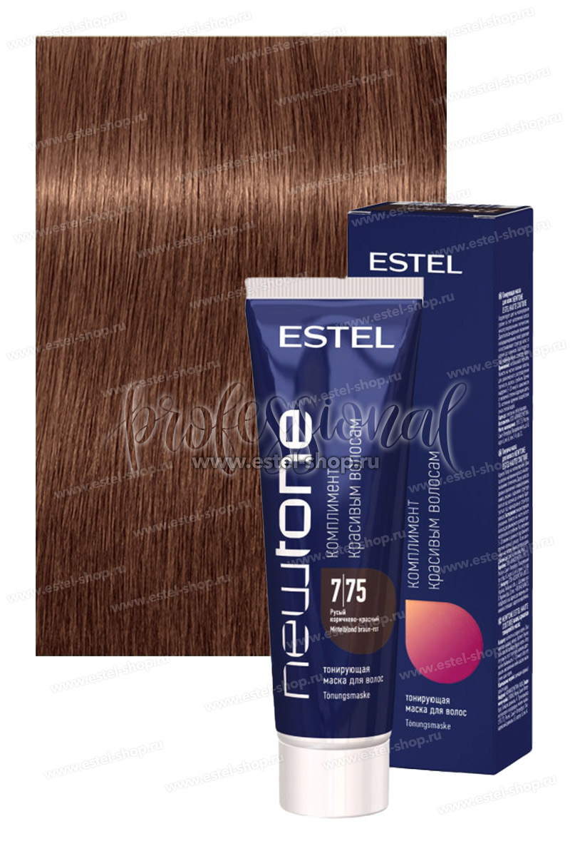 Estel NewTone 7/75 Русый коричнево-красный Тонирующая маска для волос 60 мл.