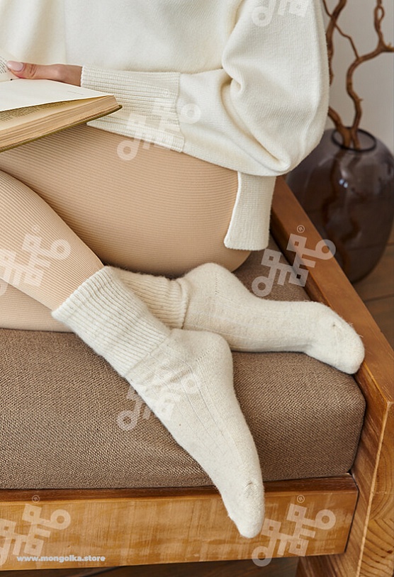 Носки из 100% монгольской шерсти (арт. 01173)