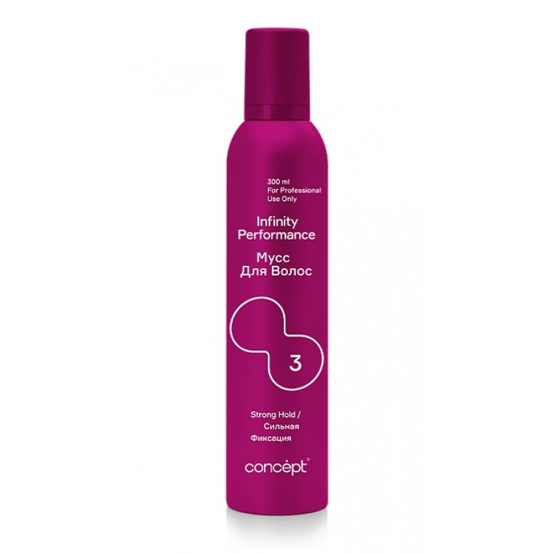 Мусс для укладки волос сильной фиксации INFINITY, 300 мл