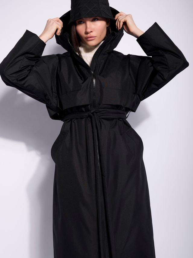 Пуховик: В176-13-61 В176-13-61 Черный 19-4007