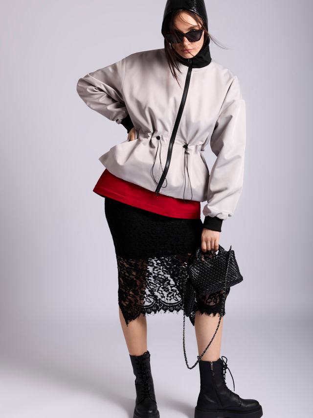 Бомбер: В149-65 В149-65 Светло-серый 1801-53