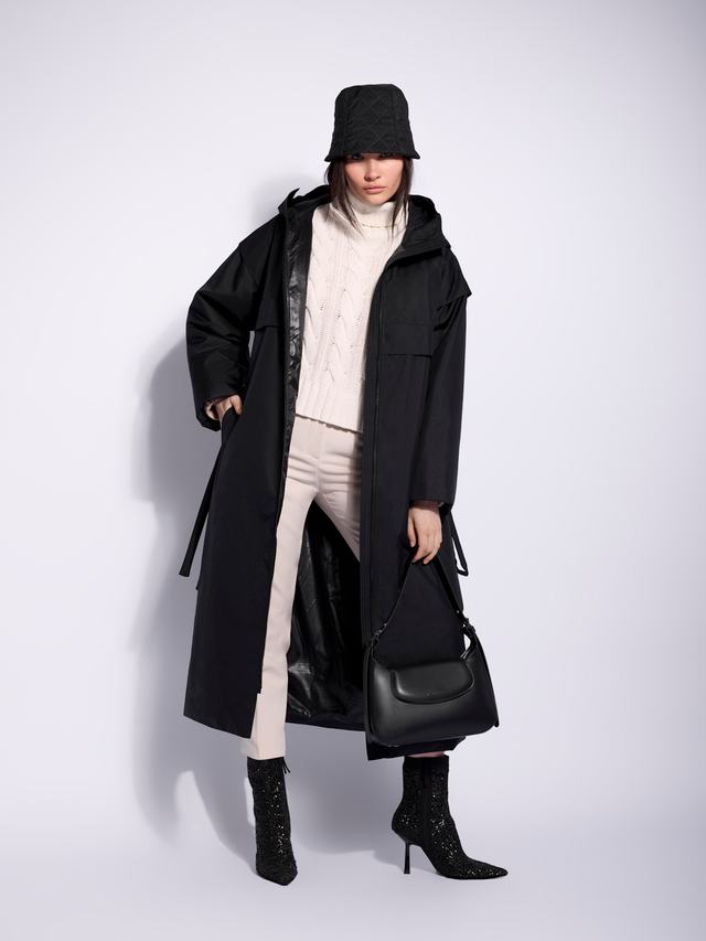 Пуховик: В176-13-61 В176-13-61 Черный 19-4007