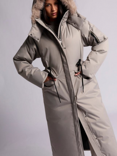 Ст.цена 30000р. Пуховик: В225-12-61 В225-12-61 Серо-бежевый 16-1107