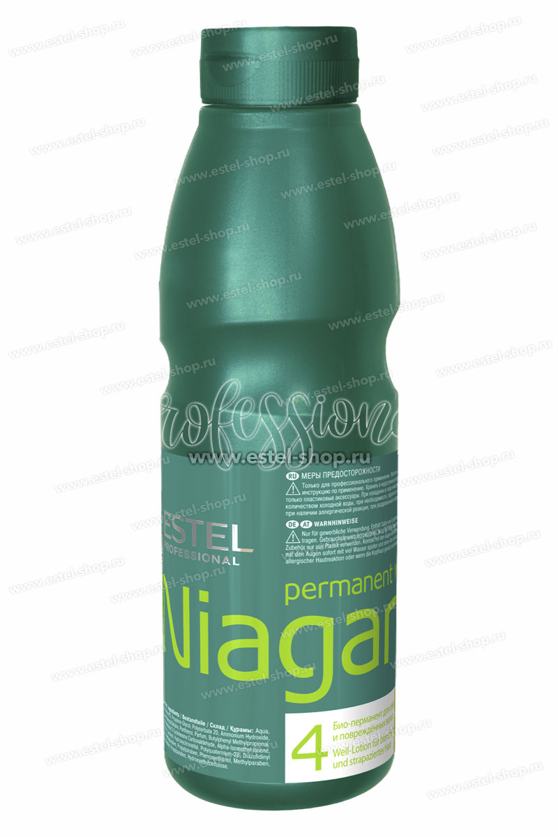 Estel Niagara Био-перманент №4 для обесцвеченных и поврежденных волос 500 мл.
