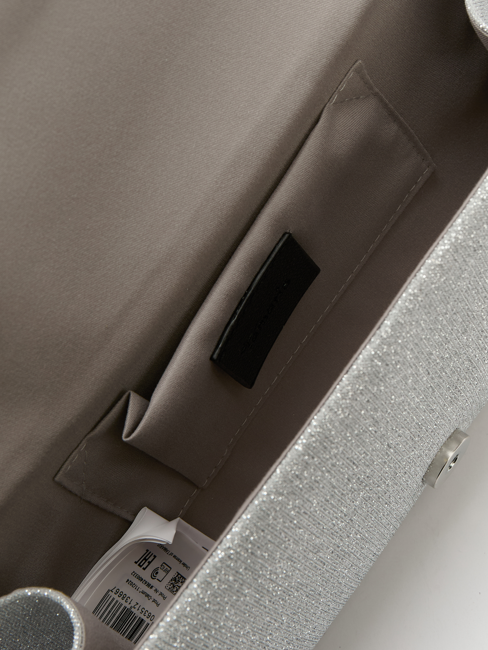 Клатч TAMARIS Amalia Metallic 4653364, серебряный
