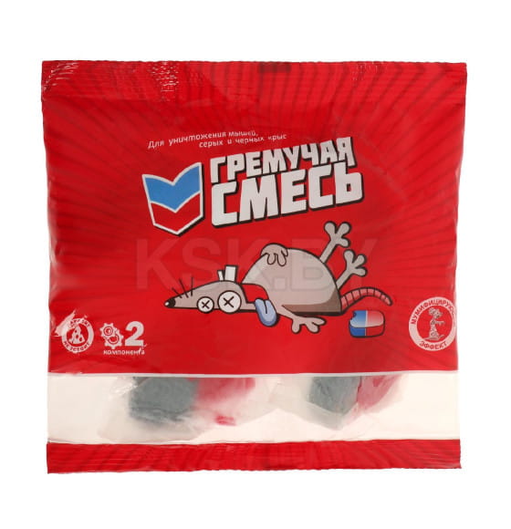 Гремучая смесь,микс (ориг) тесто брикет 100 г (100шт)