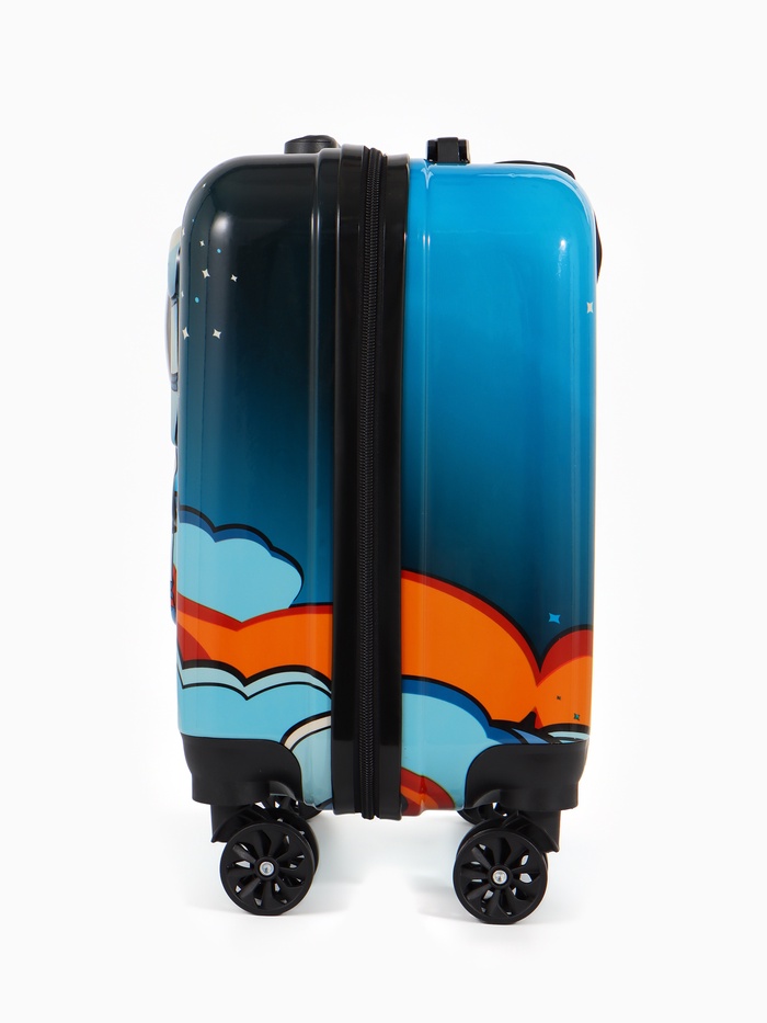 Чемодан детский «Выбражулька» 20 л (XS), отдел на молнии, синий/голубой