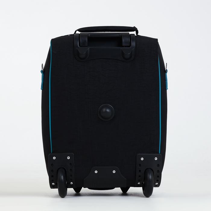 Чемодан детский 33 л (S) Sacvoyage, отдел на молнии, цвет чёрный/серый