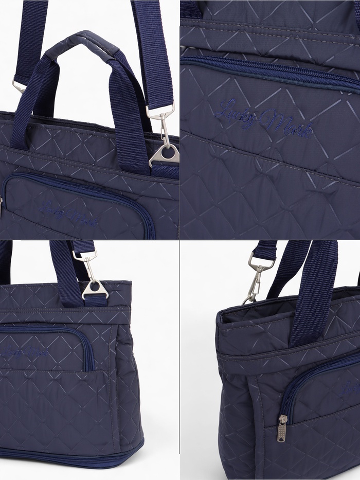 Сумка дорожная на молнии, с увеличением, наружный карман, длинный ремень, сиреневый