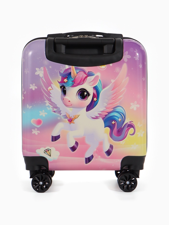 Чемодан детский «Выбражулька» 20 л (XS), отдел на молнии, сиреневый