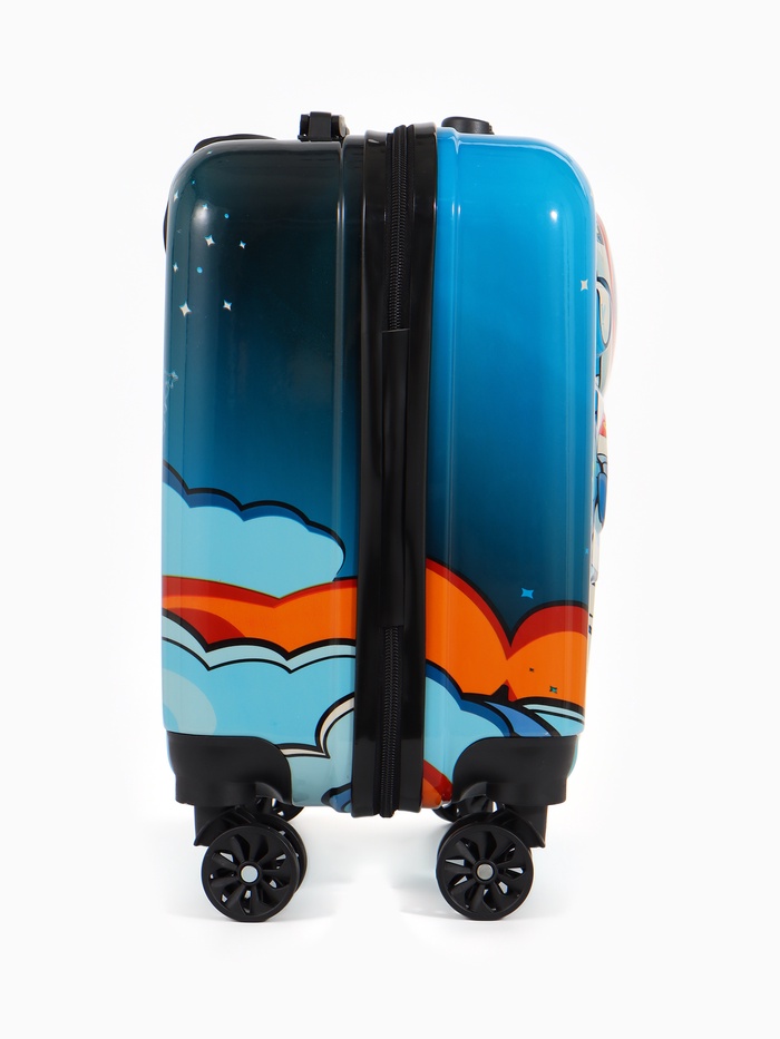 Чемодан детский «Выбражулька» 20 л (XS), отдел на молнии, синий/голубой