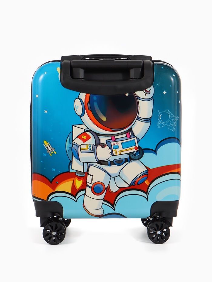 Чемодан детский «Выбражулька» 20 л (XS), отдел на молнии, синий/голубой