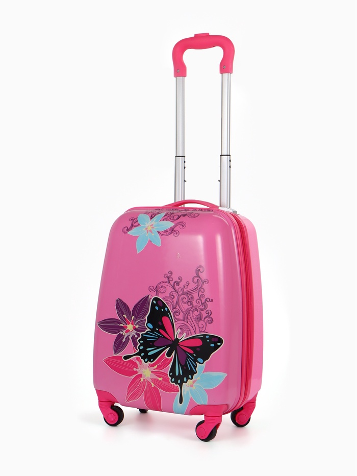 УЦЕНКА Чемодан детский 29 л (XS), отдел на молнии, розовый