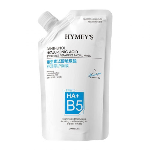 Маска для лица Panthenol HA+B5 Успокаивающая ПАНТЕНОЛ и Гиалуроновая кислота  300мл  (XXM-42903)
