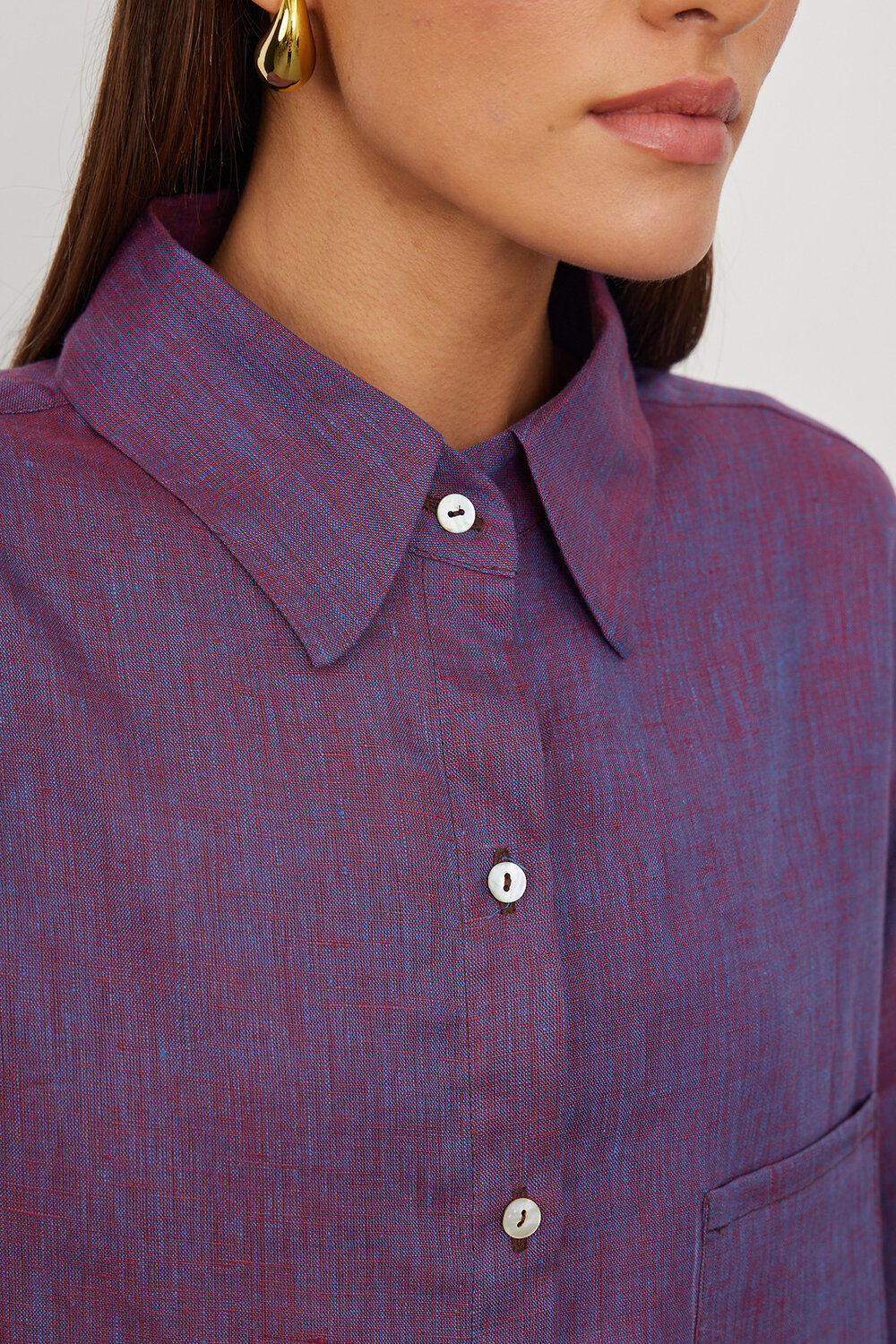 ст. цена5330руб.! RISE Рубашка S242_Violet Ultramarine