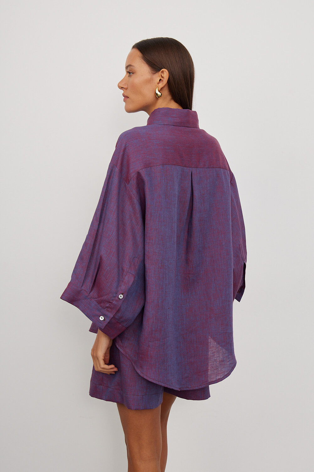 ст. цена5330руб.! RISE Рубашка S242_Violet Ultramarine