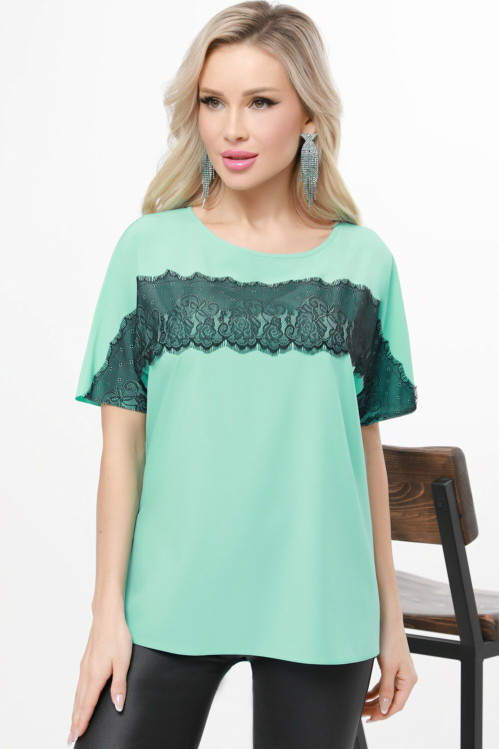 ст. цена1056руб.! DStrend Блузка Б-2034