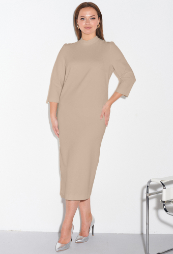 Платье Lady Line 561 бежевый