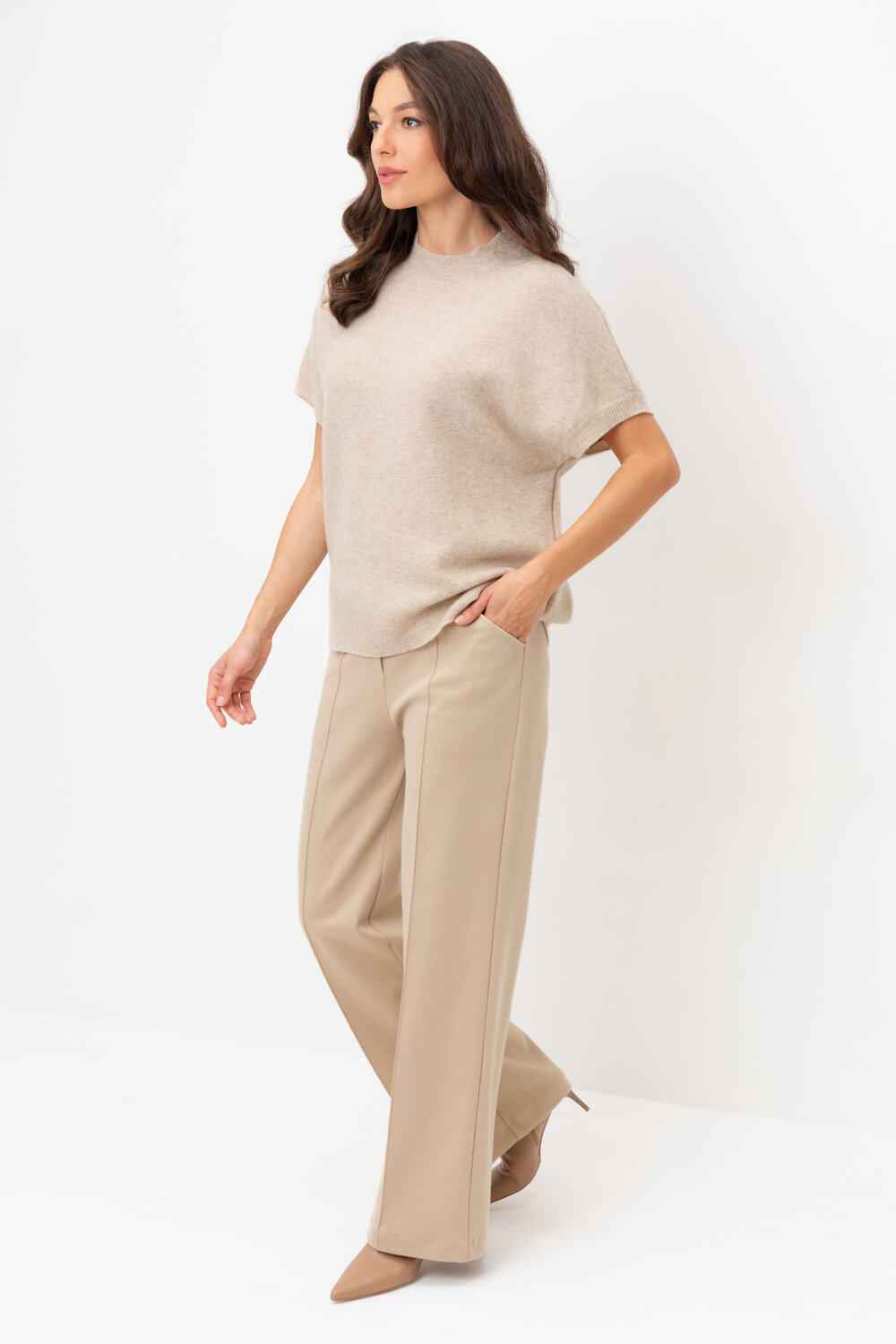 ст. цена3245руб.! VERY NEAT Брюки ЕВТ 4123темно-бежевый