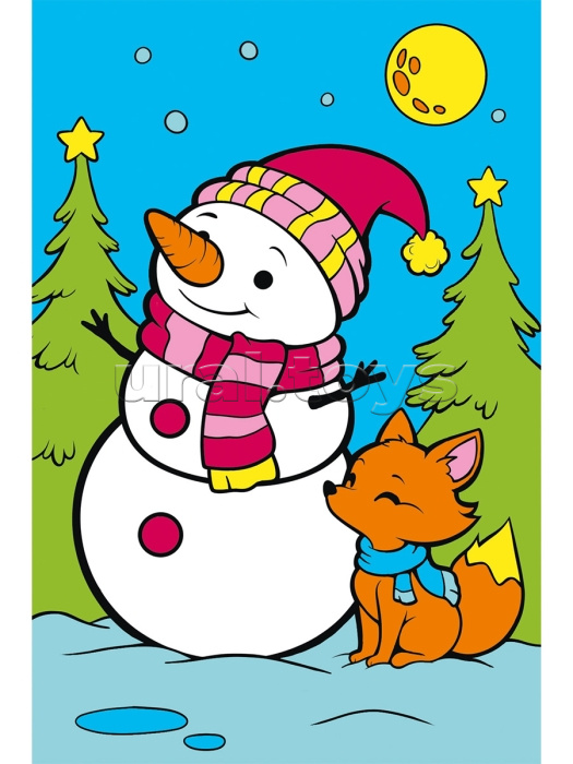 Холст мини 10х15 по номерам