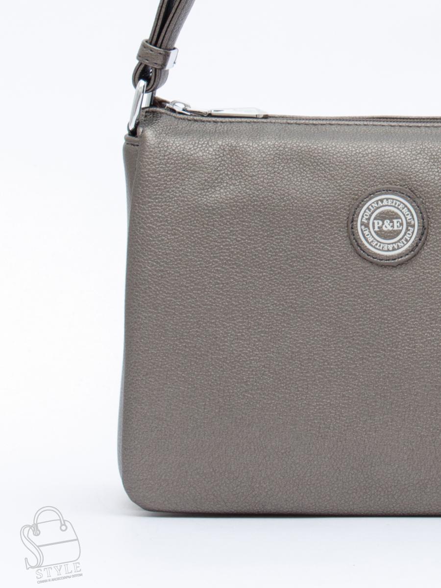 Сумка женская 1366-122 silver gray Polina&Eiterou