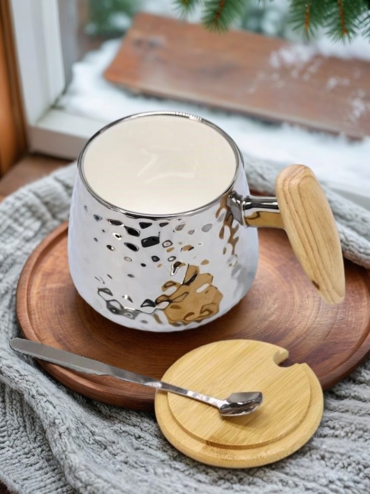 Кружка «Methallic», silver (400 ml)