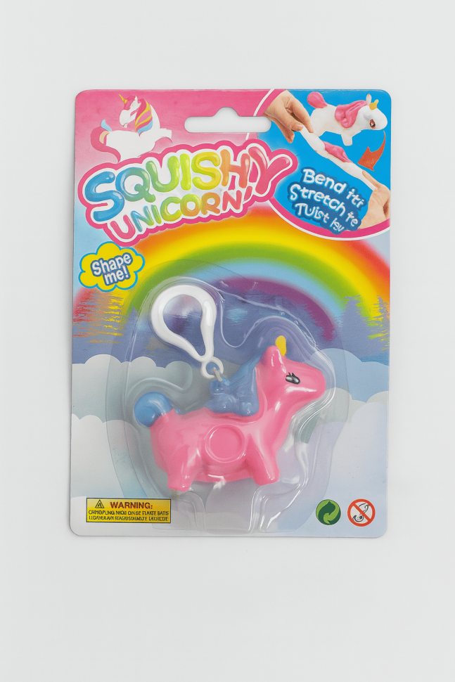 Брелок мялка - антистресс «Souishy unicorn», pink