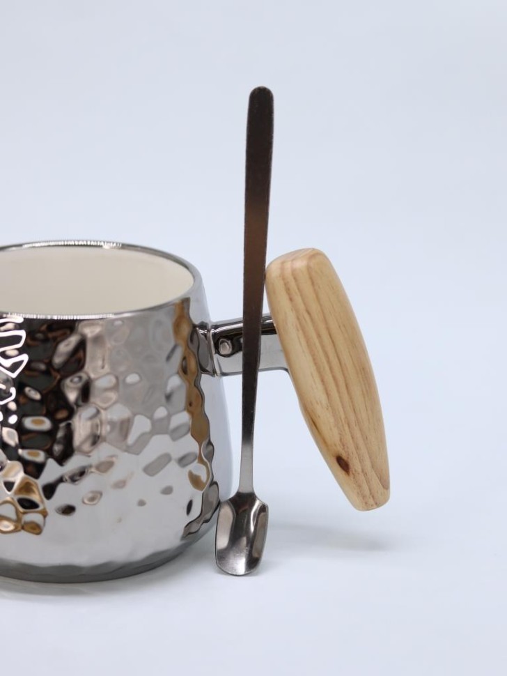 Кружка «Methallic», silver (400 ml)