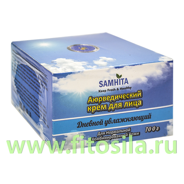 Самхита Аюрведический крем для лица Дневной увлвжняющий 100 г***