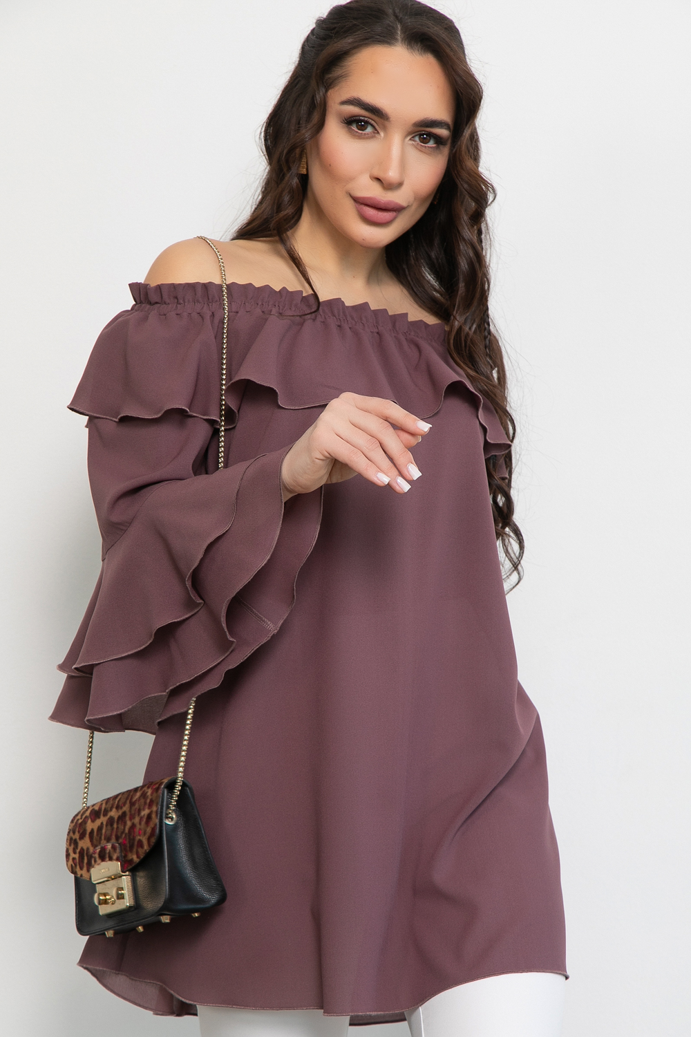 СТ. ЦЕНА 1250 руб//Туника Амалия (какао)