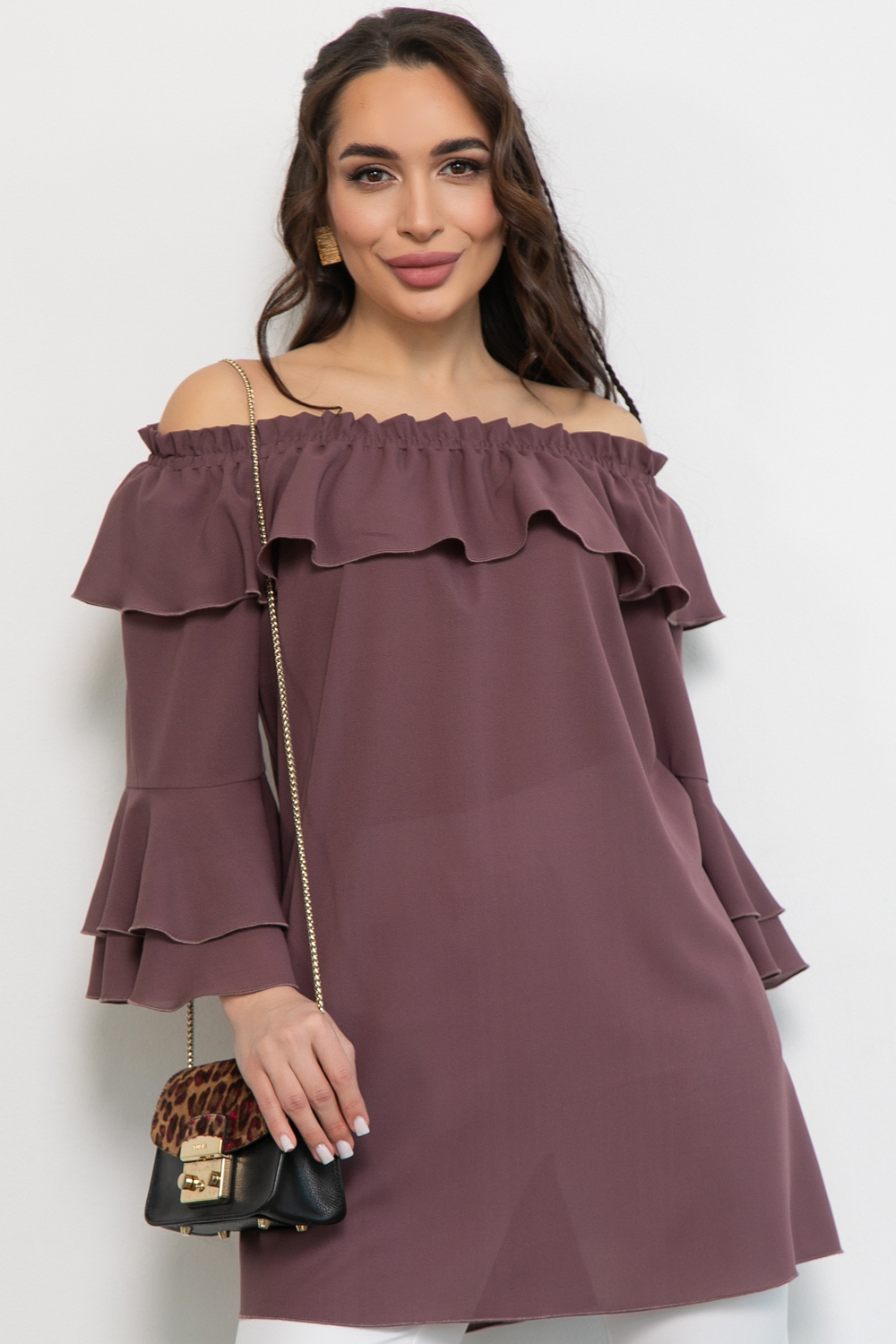 СТ. ЦЕНА 1250 руб//Туника Амалия (какао)