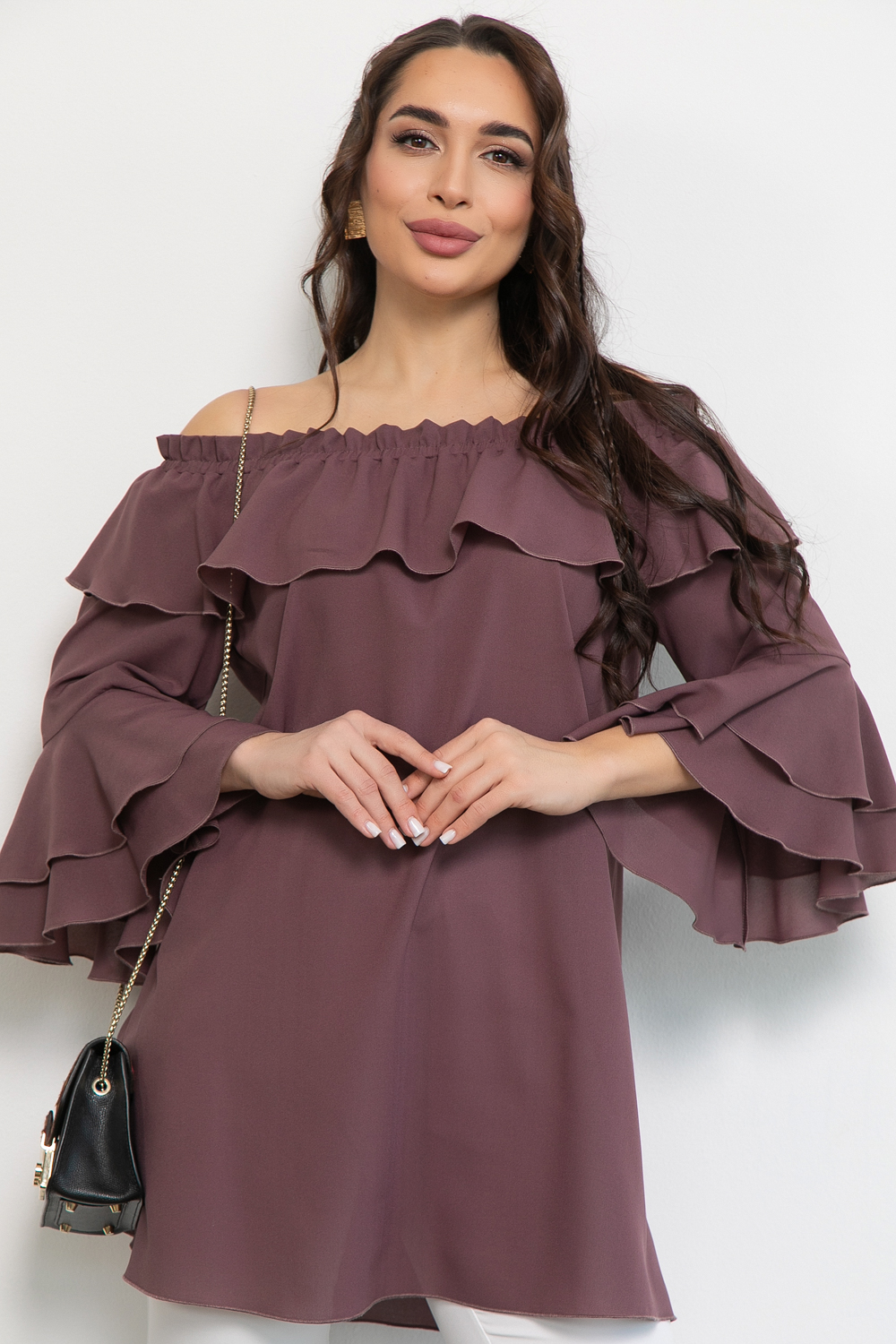 СТ. ЦЕНА 1250 руб//Туника Амалия (какао)