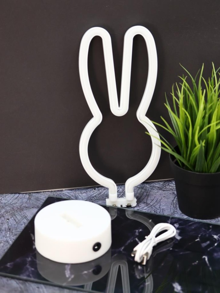 Неоновый LED ночник настольный