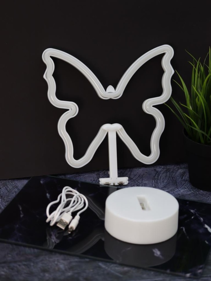 Неоновый LED ночник настольный