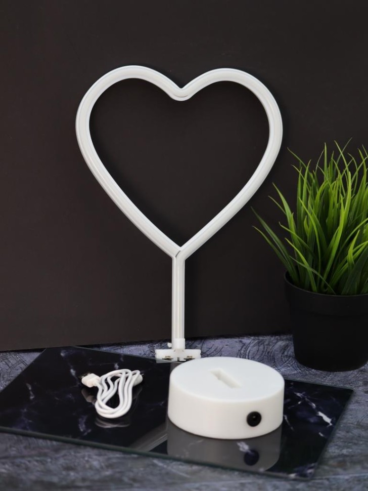 Неоновый LED ночник настольный