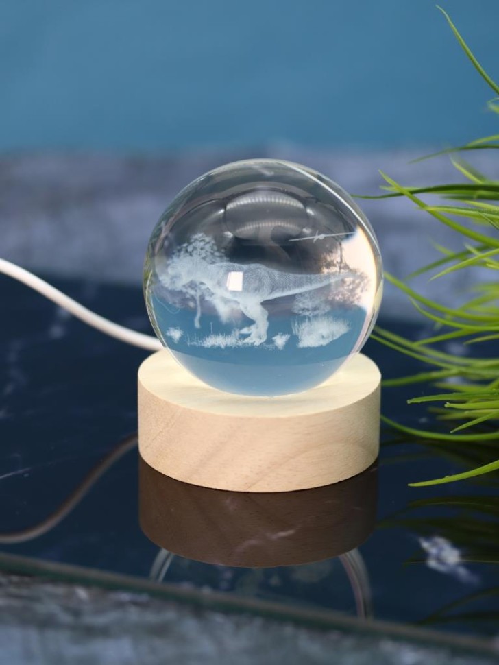 Ночник 3D iLikeGift «Planet of dinosaurs» (6 см)