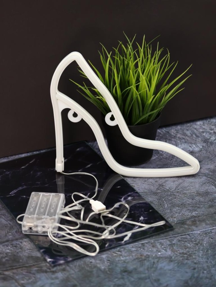 Неоновый подвесной ночник «Under the heel», USB, розовое свечение (22*25 см)
