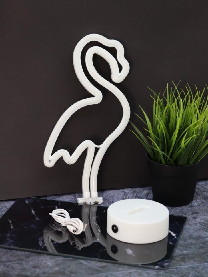 Неоновый LED ночник настольный