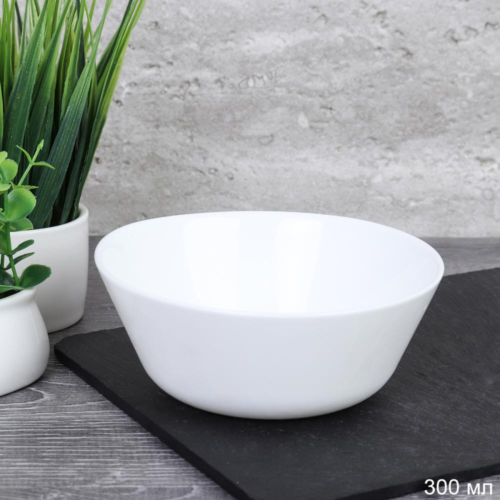 Салатник 300 мл 115 мм Евро белый / NNW45T(WHITE) /уп 6/108/ порционный