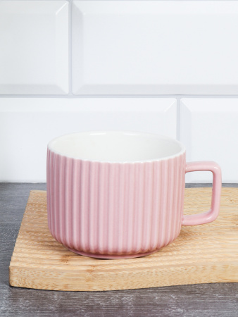 Кружка 320 мл с Гранями / WRK-9087 /уп 45/ микс 5