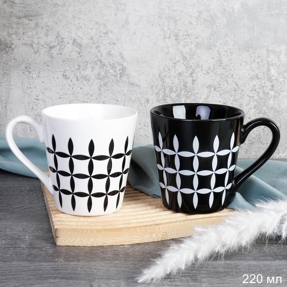 Кружка 220 мл Орнамент / YY-966 /уп 72/ микс 2