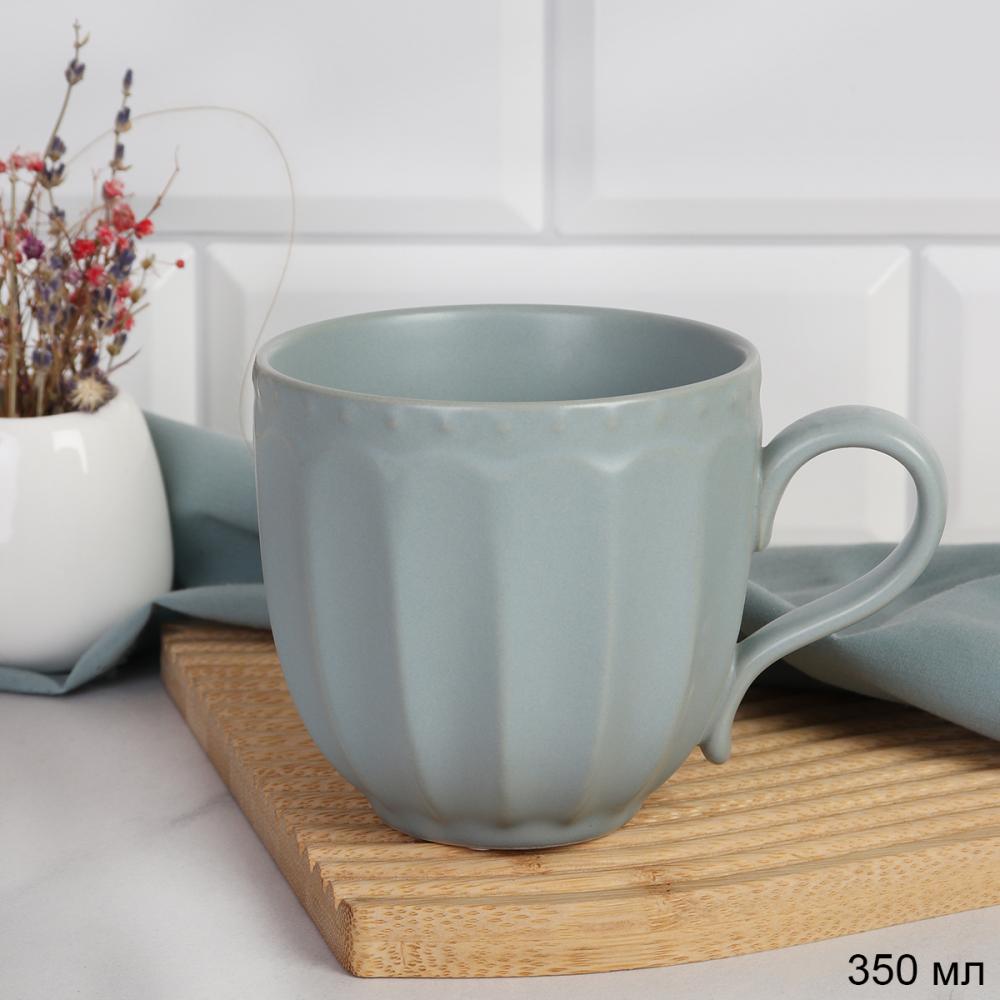 Кружка 350 мл с Гранями / RK-369 /уп 45/ Капучино