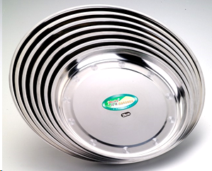 Блюдо 38 см металл h=2.5см DRE-9 /уп 120/ 0.273