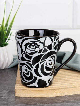 Кружка 270 мл Орнамент Цветы / R-967 /уп 48/ микс 2