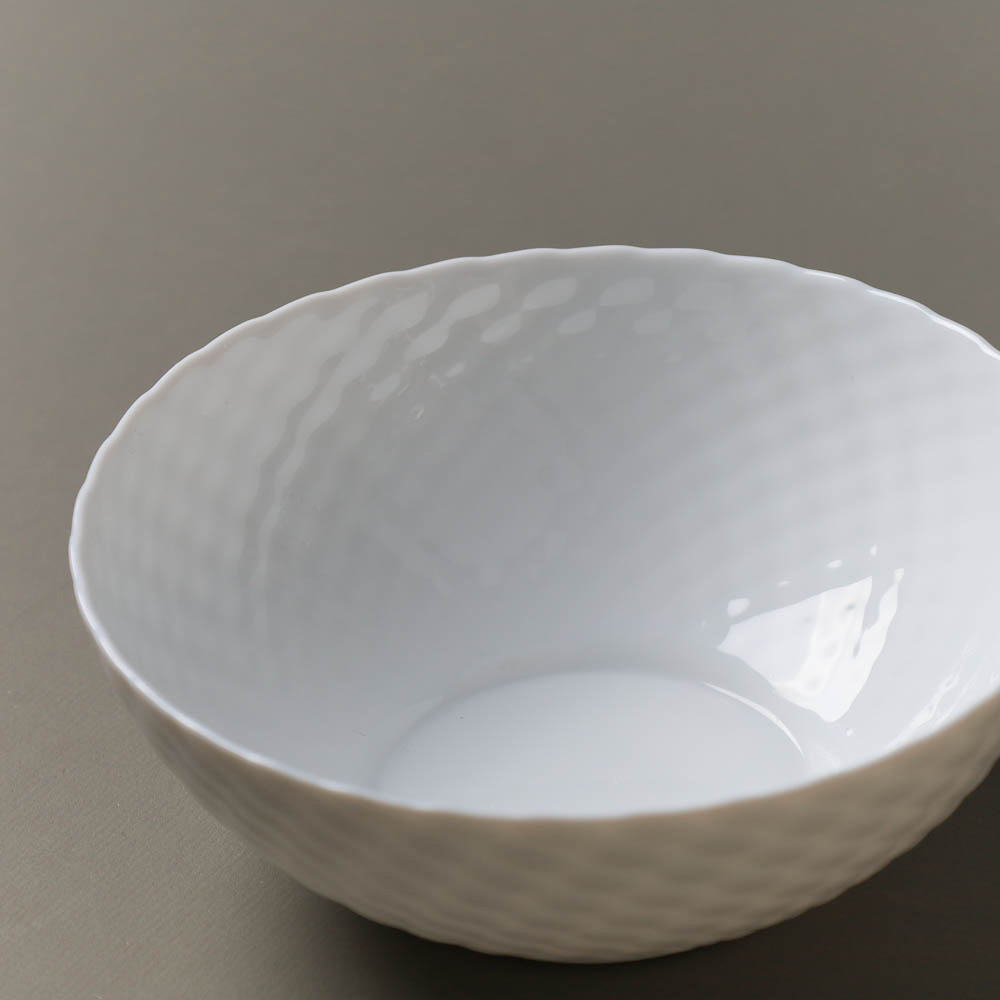 Салатник 900 мл 175 мм фактурный белый / WVW70Q (WHITE) /уп 6/48/