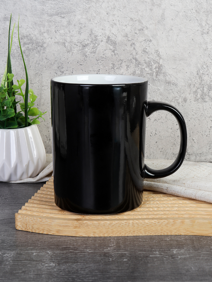 Кружка 320 мл Классика черная / RT-133 /уп 48/