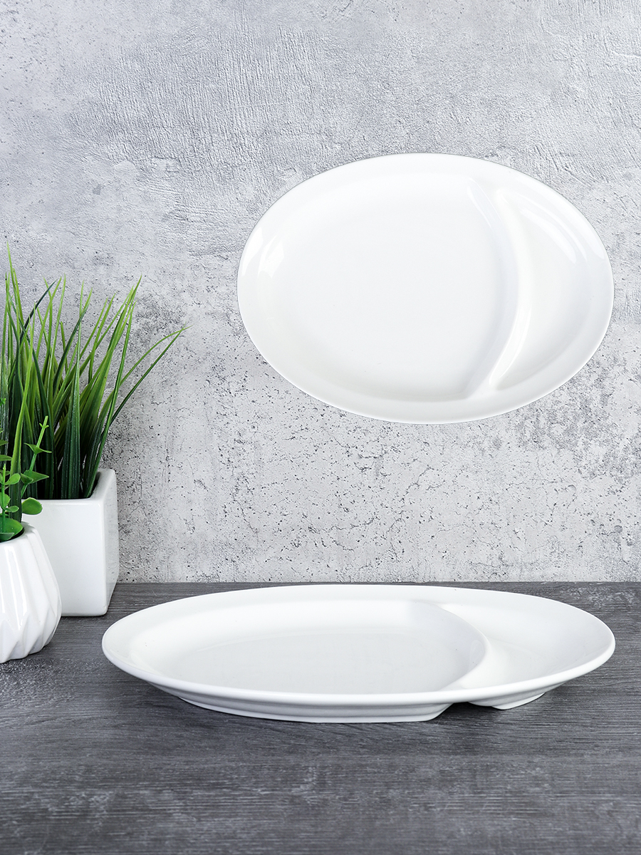 Блюдо овальное 21х15х2 см / GR-458 /уп 42/