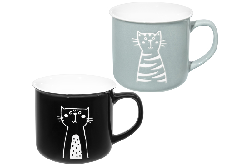 Набор 2 кружек 400 мл 12,5*9,5*8,8 см