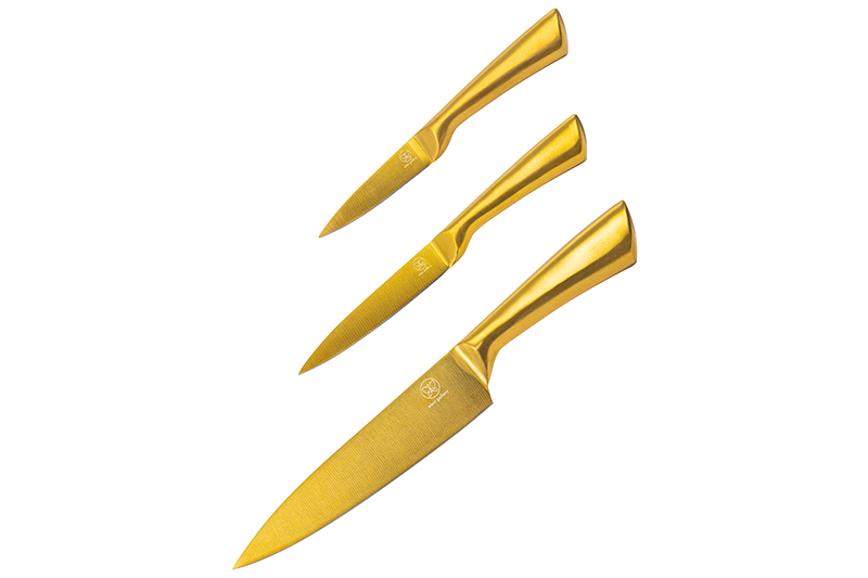 Набор 3 ножей 20,5*1,8*2,8 см + 23,5*1,8*2,8 см + 33*2,3*4,3 см