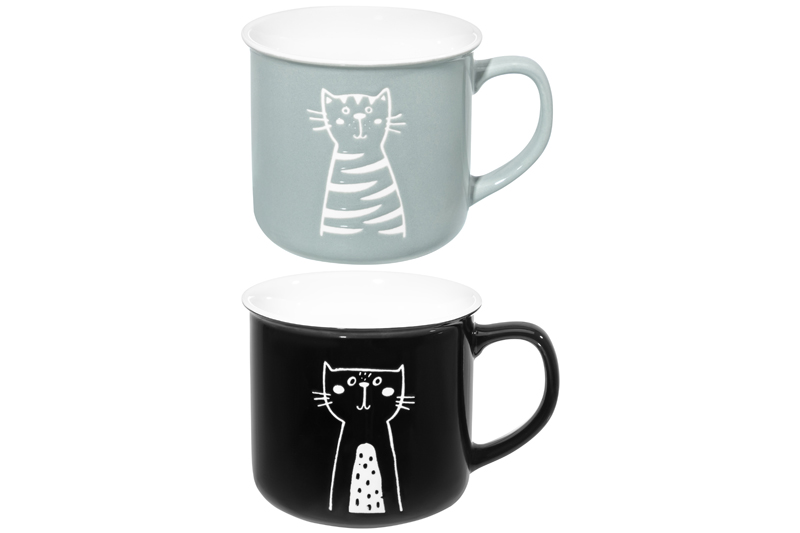 Набор 2 кружек 400 мл 12,5*9,5*8,8 см